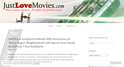 Desktop Screenshot of justlovemovies.com